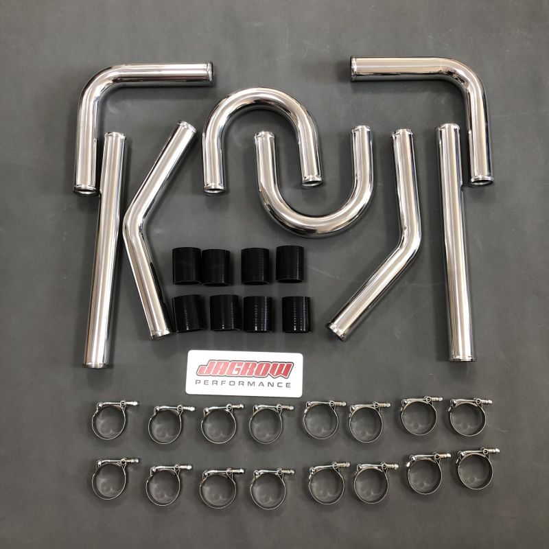 Universal 8 pcs intercooler piping kit